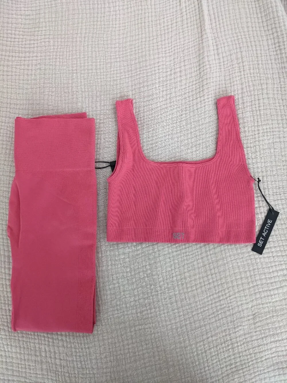 NWT Hot Pink Set Active Matching Yoga Set